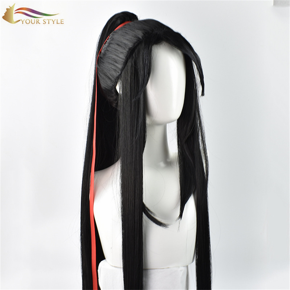 YOUR STYLE , Wholesale Heaven Officials’ Blessing Long Cospaly Wig Anime Novel Synthetic Cosplay Costume Anime Wigs Party Wig Black Wigs For Halloween Costumes-YOUR STYLE, synthetic wigs synthetic hair extension