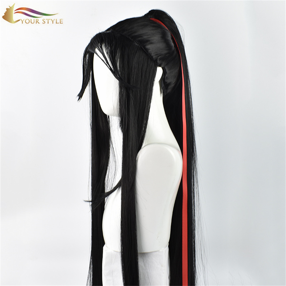 YOUR STYLE , Wholesale Heaven Officials’ Blessing Long Cospaly Wig Anime Novel Synthetic Cosplay Costume Anime Wigs Party Wig Black Wigs For Halloween Costumes-YOUR STYLE, synthetic wigs synthetic hair extension