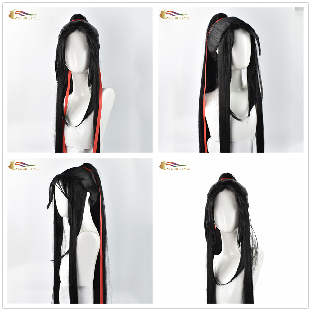 YOUR STYLE , Wholesale Heaven Officials’ Blessing Long Cospaly Wig Anime Novel Synthetic Cosplay Costume Anime Wigs Party Wig Black Wigs For Halloween Costumes-YOUR STYLE, synthetic wigs synthetic hair extension