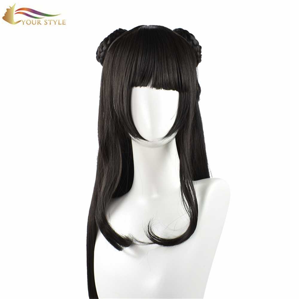 YOUR STYLE, Wholesale MDZS Master Devil Cosplay Wig Black Hair Ponytail Long Straight Costume Wig Halloween Wigs-YOUR STYLE, synthetic wigs synthetic hair extension