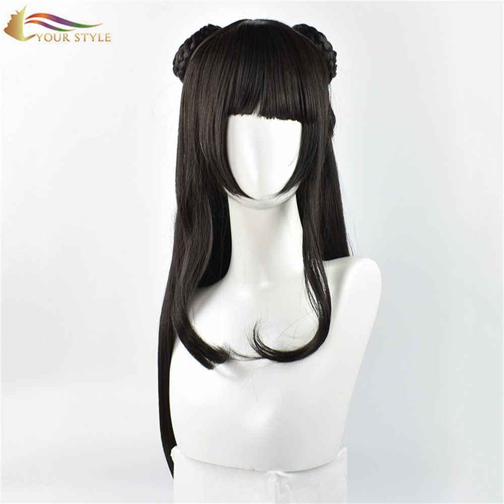 YOUR STYLE, Wholesale MDZS Master Devil Cosplay Wig Black Hair Ponytail Long Straight Costume Wig Halloween Wigs-YOUR STYLE, synthetic wigs synthetic hair extension