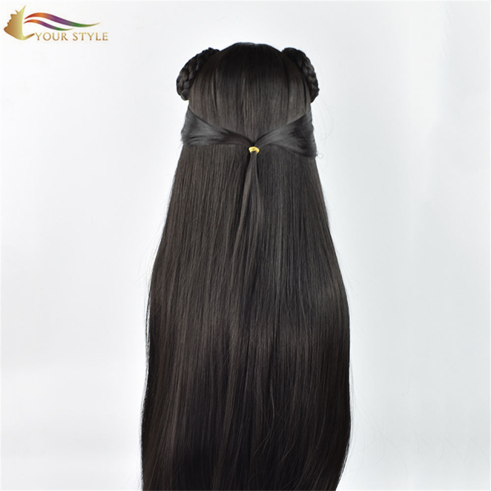 YOUR STYLE, Wholesale MDZS Master Devil Cosplay Wig Black Hair Ponytail Long Straight Costume Wig Halloween Wigs-YOUR STYLE, synthetic wigs synthetic hair extension