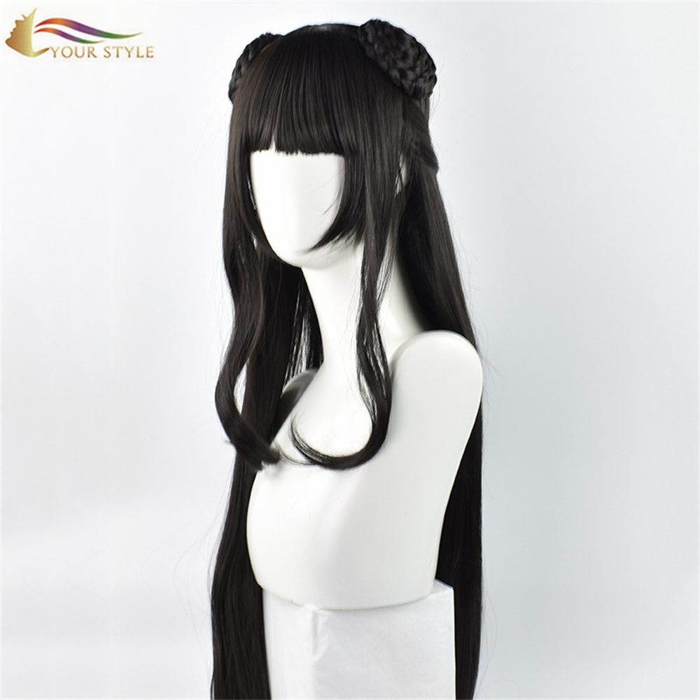 YOUR STYLE, Wholesale MDZS Master Devil Cosplay Wig Black Hair Ponytail Long Straight Costume Wig Halloween Wigs-YOUR STYLE, synthetic wigs synthetic hair extension