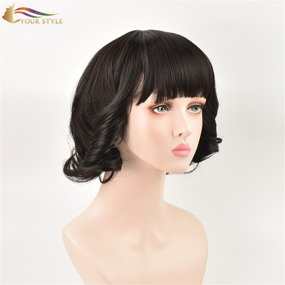 YOUR STYLE , Wholesale Kyou Kara Ore Wa Akasaka Riko Cosplay Wig Short Wavy Wig Synthetic Natural Hair Wigs Party Wig Halloween Costume Wigs Women Girls Female-YOUR STYLE, synthetic wigs synthetic hair extension