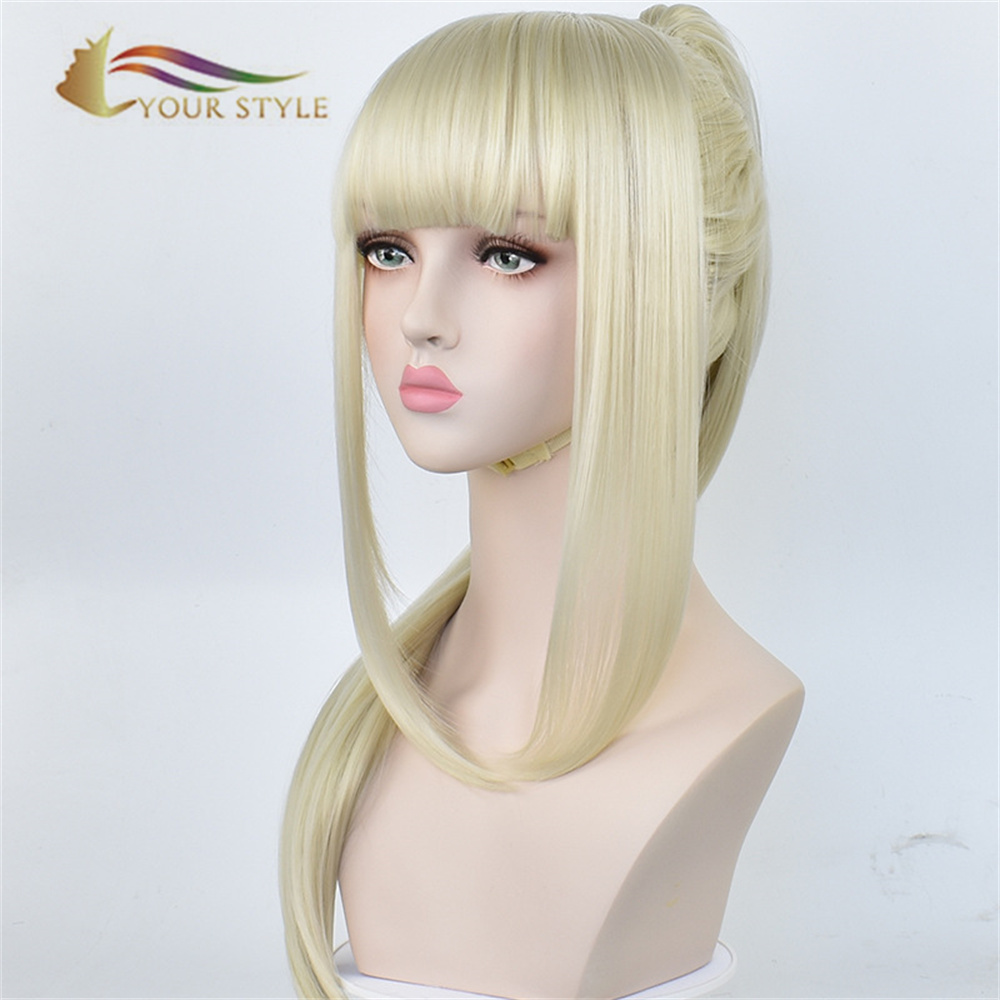 YOUR STYLE, Wholesale Arknights Cosplay Wigs Synthetic Long Wigs Blonde With Bangs Party Wig Halloween Costume Wigs Anime-YOUR STYLE, synthetic wigs synthetic hair extension