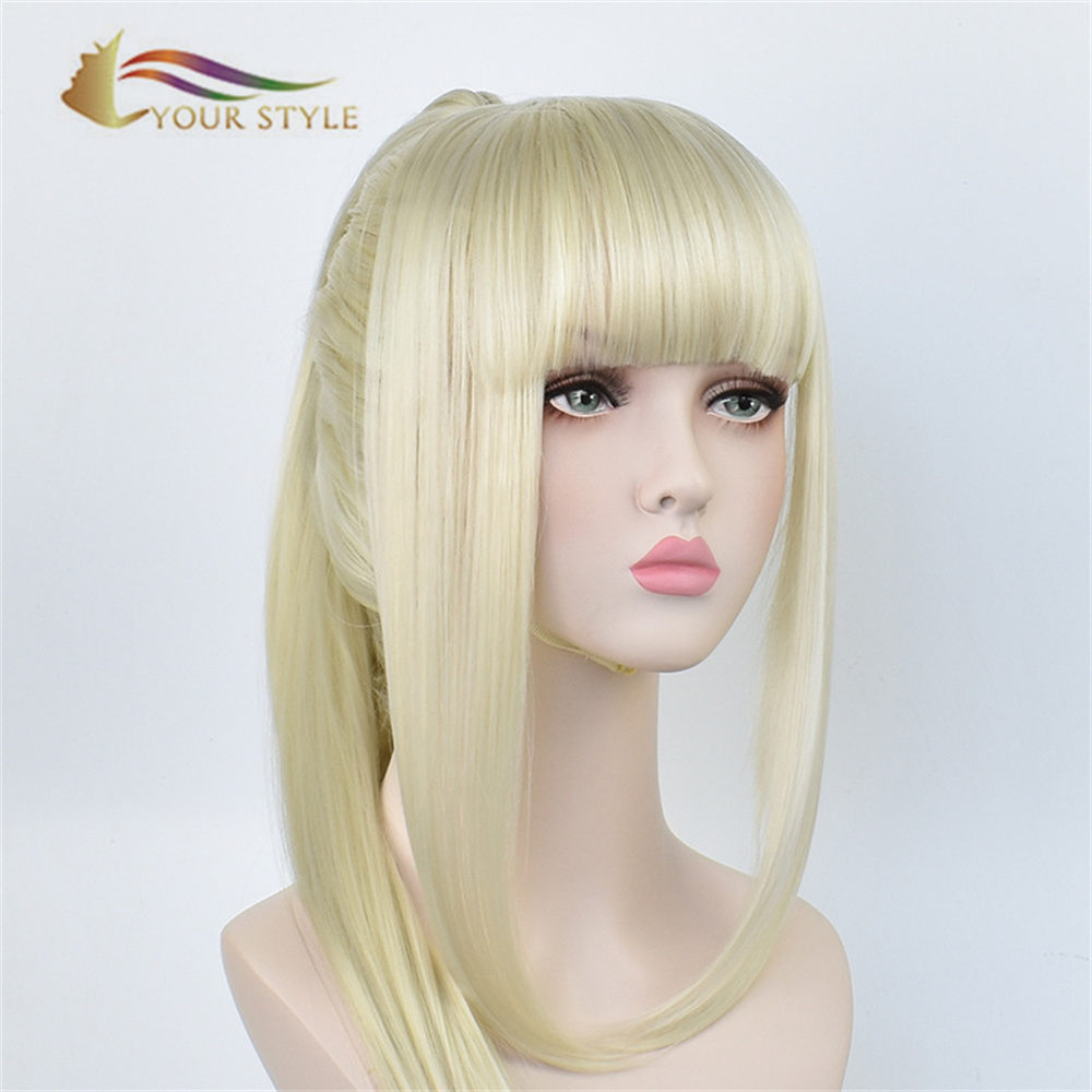 YOUR STYLE, Wholesale Arknights Cosplay Wigs Synthetic Long Wigs Blonde With Bangs Party Wig Halloween Costume Wigs Anime-YOUR STYLE, synthetic wigs synthetic hair extension