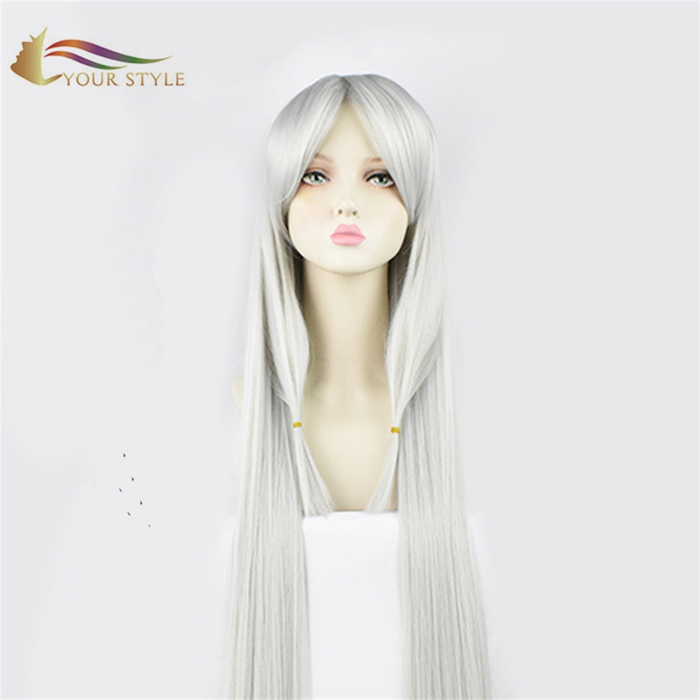 YOUR STYLE, King of Glory Cosplay Wigs Synthetic Long Straight Wigs Black Anime Wig Halloween Wig Character Wig-YOUR STYLE, synthetic wigs synthetic hair extension