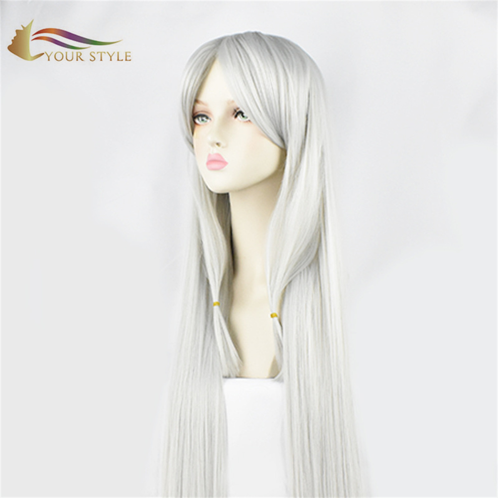 YOUR STYLE, King of Glory Cosplay Wigs Synthetic Long Straight Wigs Black Anime Wig Halloween Wig Character Wig-YOUR STYLE, synthetic wigs synthetic hair extension