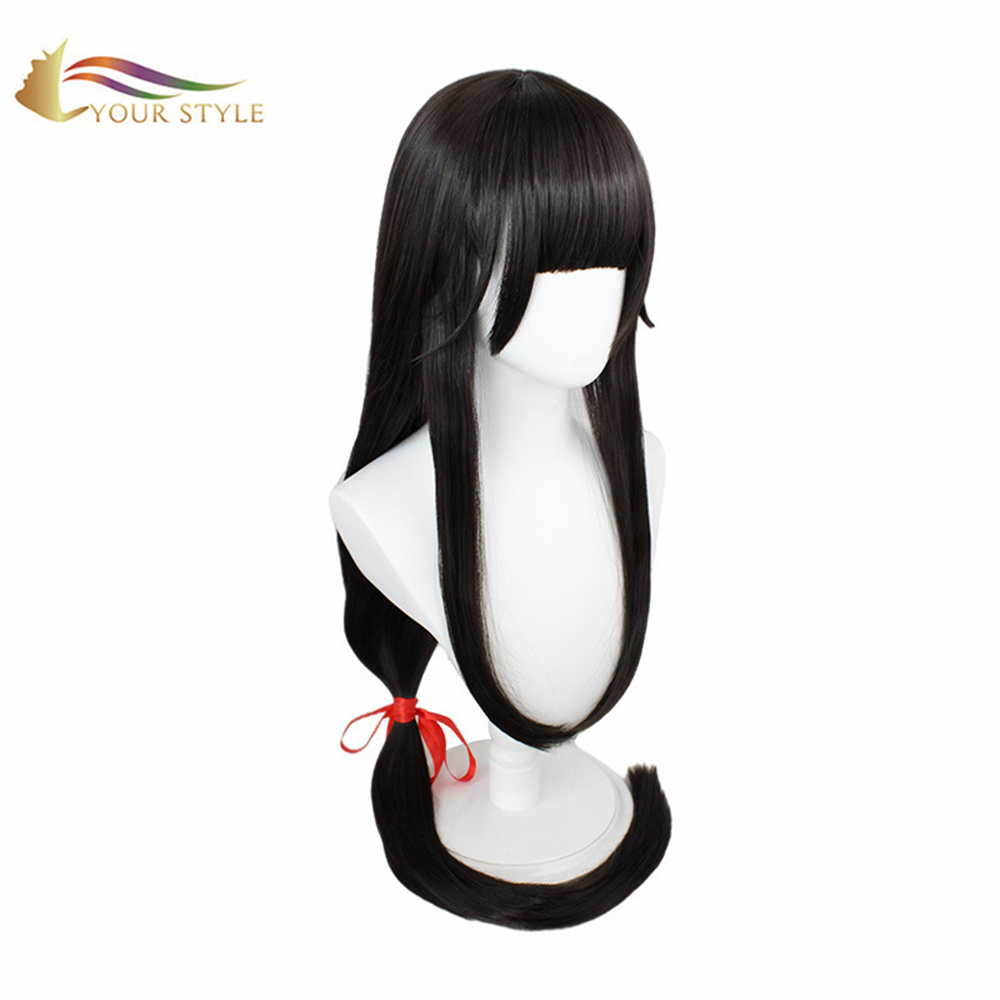 YOUR STYLE, Wholesale King of Glory Cosplay Wigs Synthetic Long Straight Wigs Black Anime Wig Halloween Wig Character Wig-YOUR STYLE, synthetic wigs synthetic hair extension