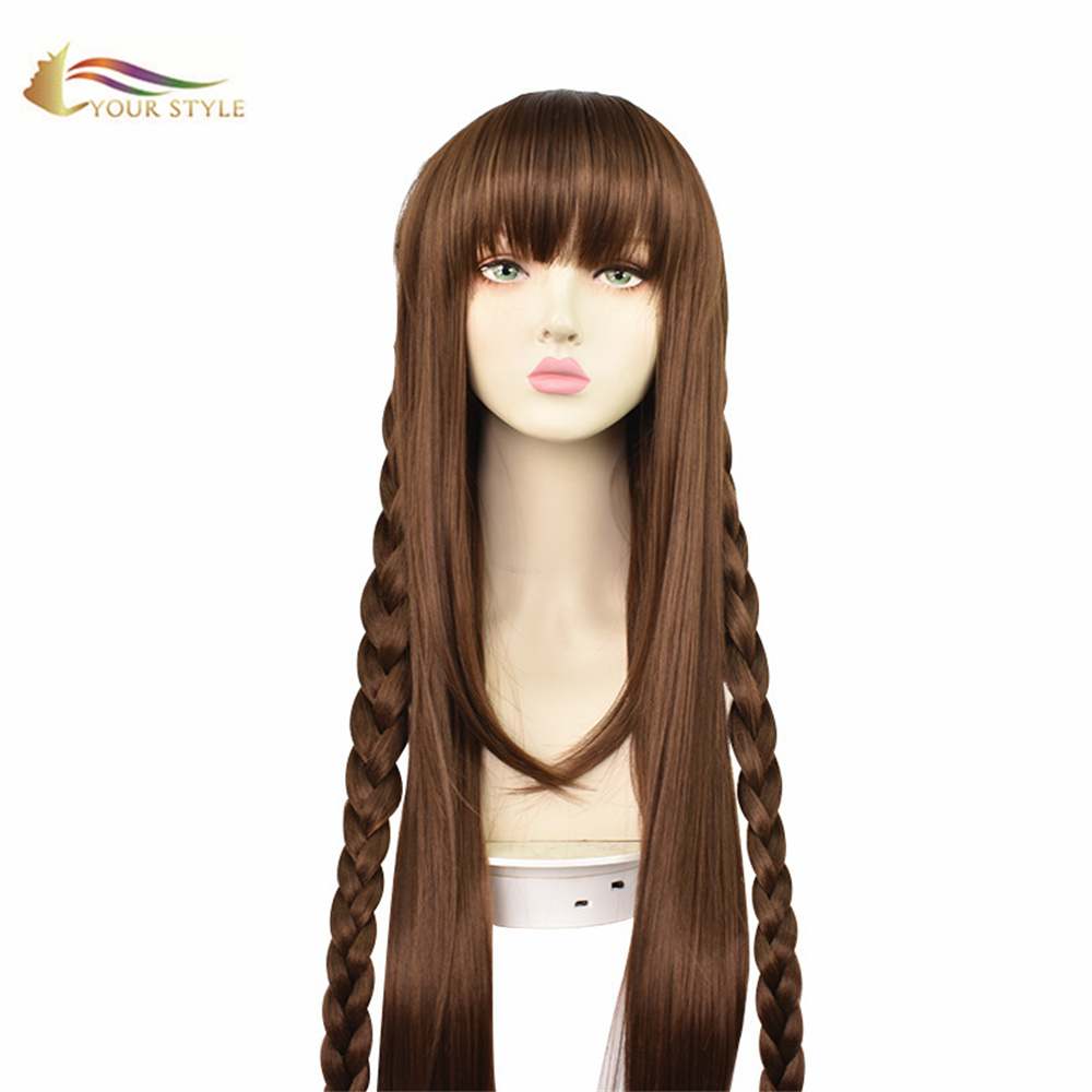 MATENDO ANU , Wholesale Cosplay Wigs Blue Synthetic Long Straight Wigs Anime Halloween Mawigi Aatali Atsikana Akazi Azimayi Mawigi-MALO ANU, mawigi opangira opangira tsitsi