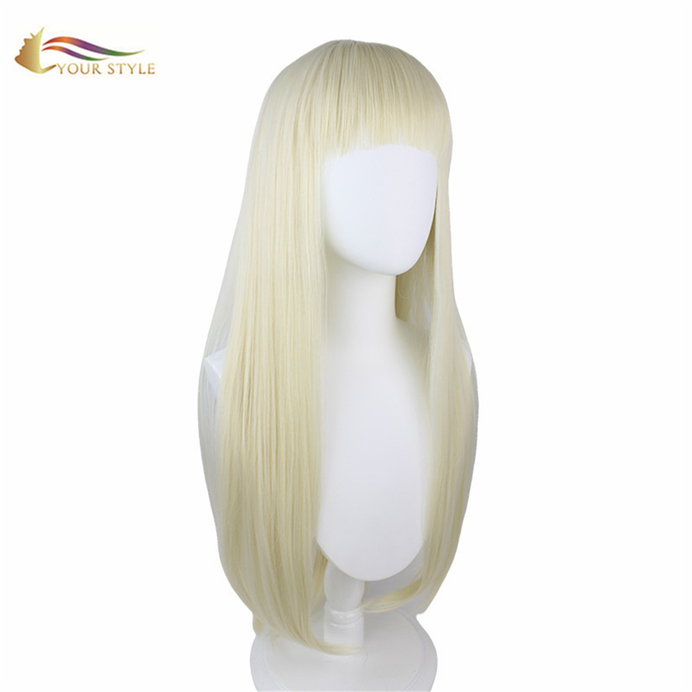 YOUR STYLE , Wholesale Cosplay Wigs Long Halloween Wigs Blonde  Party Wig Halloween Costume-YOUR STYLE, synthetic wigs synthetic hair extension