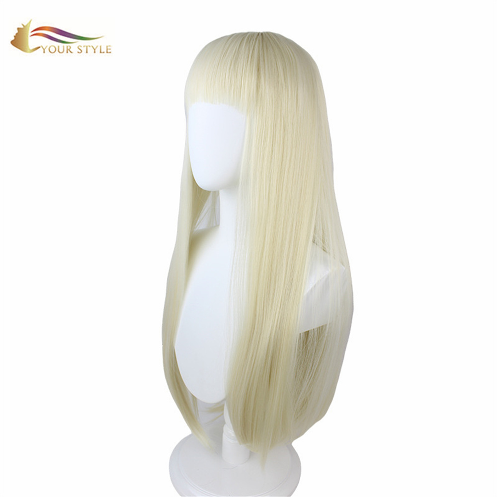 YOUR STYLE , Wholesale Cosplay Wigs Long Halloween Wigs Blonde  Party Wig Halloween Costume-YOUR STYLE, synthetic wigs synthetic hair extension