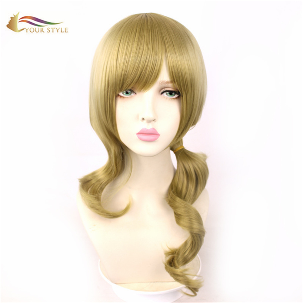 YOUR STYLE , Genshin Impact Westerly Knights Lisa Minci Cosplay Wigs Synthetic Long Wavy Wigs Party Wig Halloween Costume Girls Women Wigs-YOUR STYLE, synthetic wigs synthetic hair extension