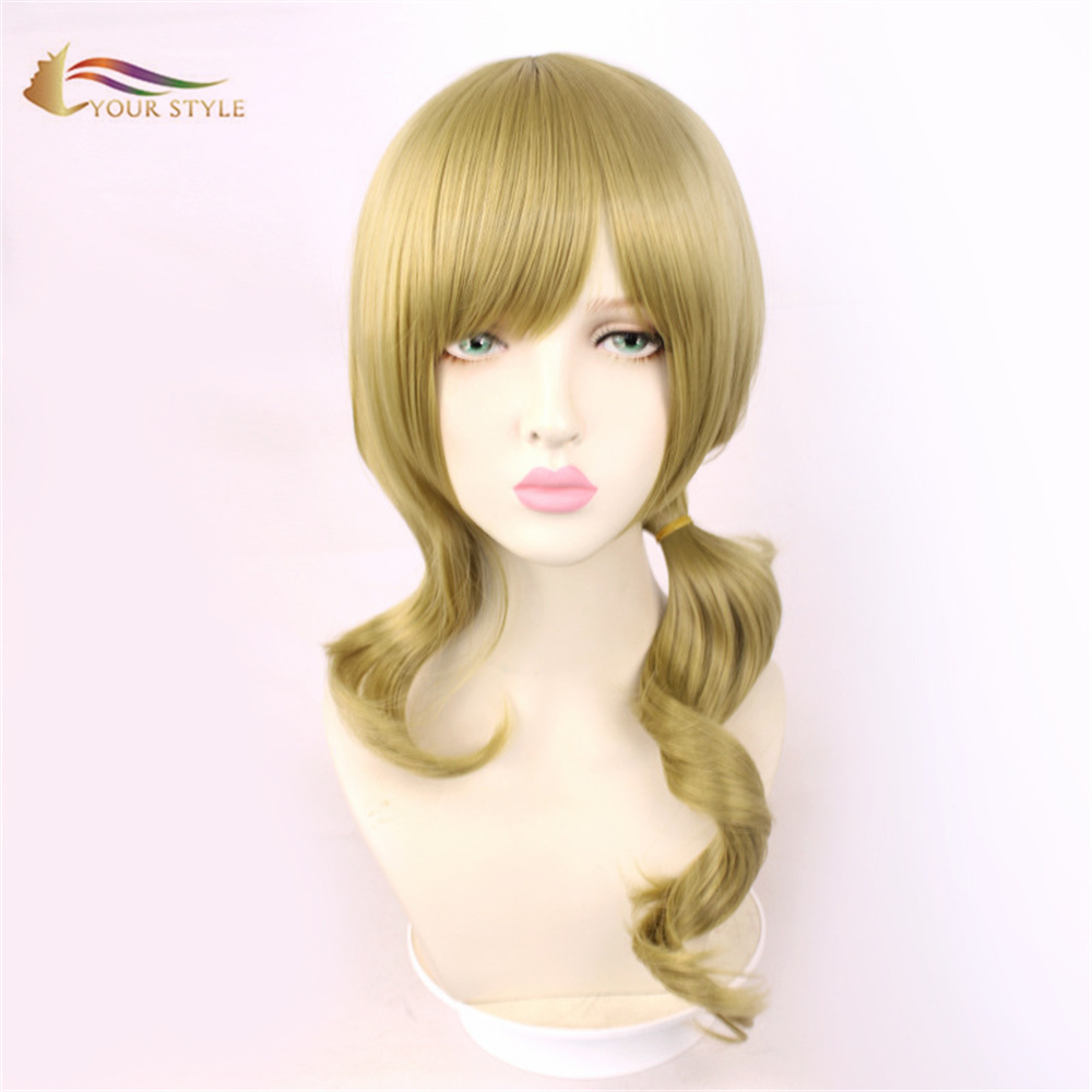 YOUR STYLE , Genshin Impact Westerly Knights Lisa Minci Cosplay Wigs Synthetic Long Wavy Wigs Party Wig Halloween Costume Girls Women Wigs-YOUR STYLE, synthetic wigs synthetic hair extension