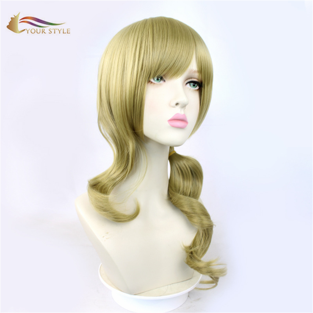 YOUR STYLE , Genshin Impact Westerly Knights Lisa Minci Cosplay Wigs Synthetic Long Wavy Wigs Party Wig Halloween Costume Girls Women Wigs-YOUR STYLE, synthetic wigs synthetic hair extension