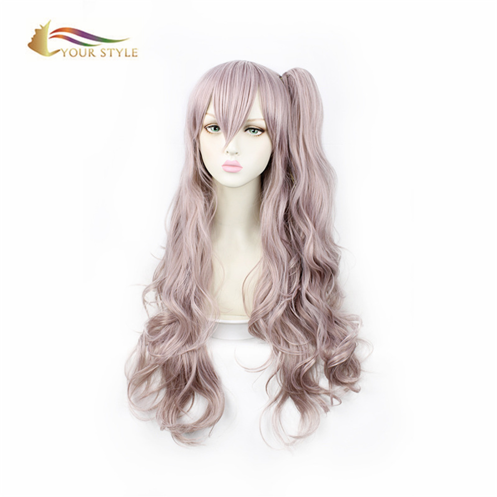 MATINJI ANU, Wholesale Cosplay Wigs Ponytails Clips Synthetic Long Wigs Costume Anime Party Wigs For Women Halloween Hair Wig Wigs For Halloween Costume Atsikana-STYLE YANU, ma wigs opangira tsitsi lopangira