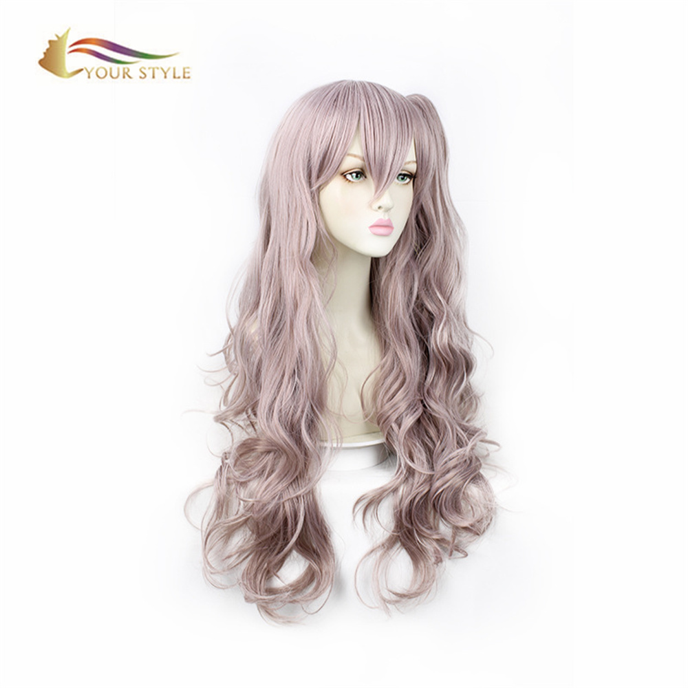 MATINJI ANU, Wholesale Cosplay Wigs Ponytails Clips Synthetic Long Wigs Costume Anime Party Wigs For Women Halloween Hair Wig Wigs For Halloween Costume Atsikana-STYLE YANU, ma wigs opangira tsitsi lopangira