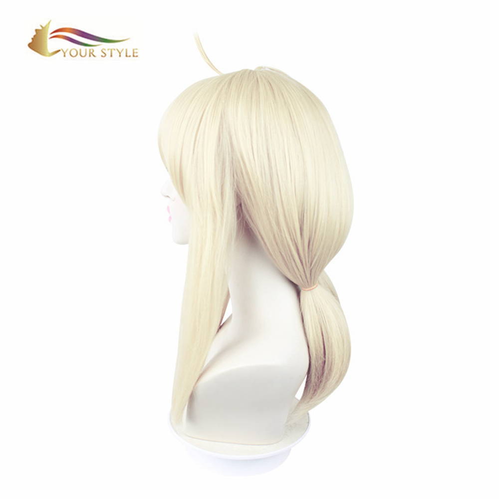 YOUR STYLE , Wholesale Cosplay Wigs Synthetic Long Straight Blonde Wig Costume Anime Party Wig Halloween Costume Women Female Wigs-YOUR STYLE, synthetic wigs synthetic hair extension