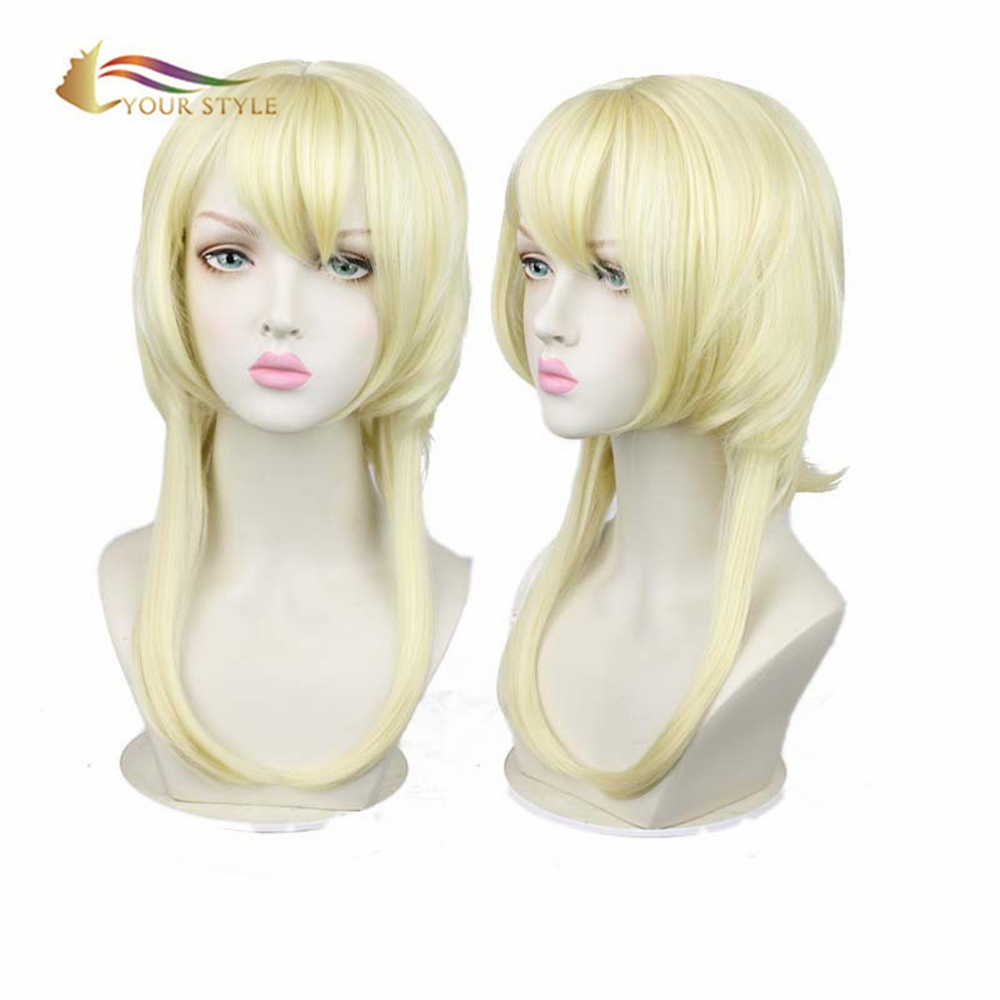 YOUR STYLE , Wholesale Cosplay Wigs Synthetic Halloween Wigs Blonde Natural Hair Wigs Women Girls Ladies Wigs Party Fluffy Wig Wigs For Halloween Costumes-YOUR STYLE, synthetic wigs synthetic hair extension