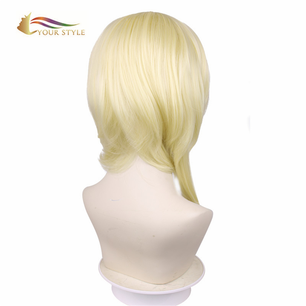 YOUR STYLE , Wholesale Cosplay Wigs Synthetic Halloween Wigs Blonde Natural Hair Wigs Women Girls Ladies Wigs Party Fluffy Wig Wigs For Halloween Costumes-YOUR STYLE, synthetic wigs synthetic hair extension