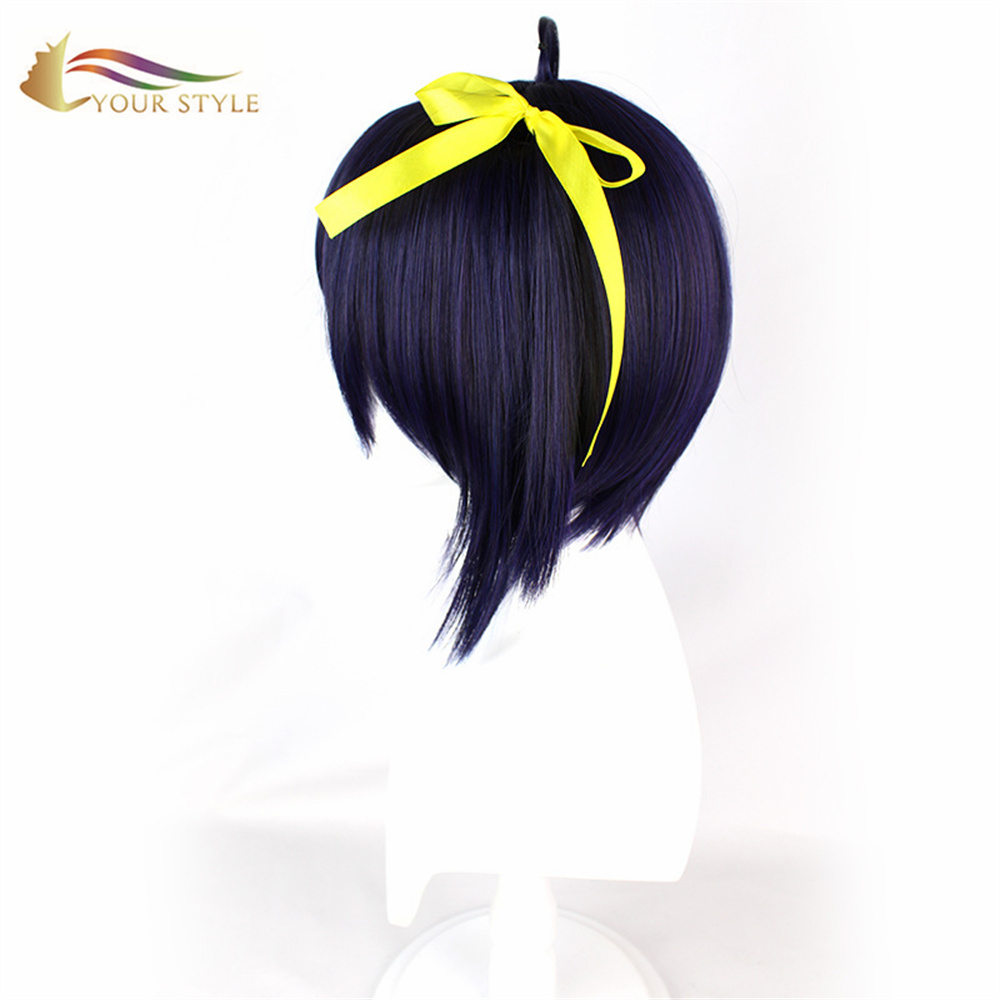 YOUR STYLE , Wholesale Cosplay Wigs Purple Braid Short Wigs Synthetic Wigs For Women Short Haircut Party Wig Halloween Costume-YOUR STYLE, synthetic wigs synthetic hair extension