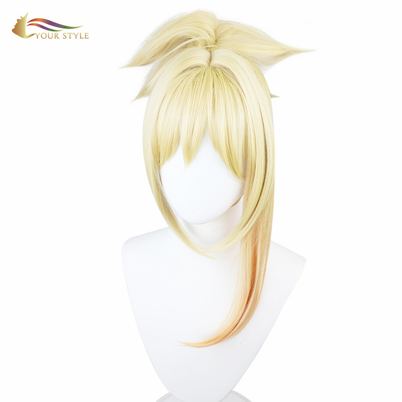 GAYA ANDA, Grosir Cosplay Wig Wig Pendek Sintetis Pesta Wig Kostum Halloween-GAYA ANDA, wig sintetis ekstensi rambut sintetis