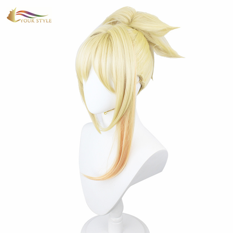 GAYA ANDA, Grosir Cosplay Wig Wig Pendek Sintetis Pesta Wig Kostum Halloween-GAYA ANDA, wig sintetis ekstensi rambut sintetis