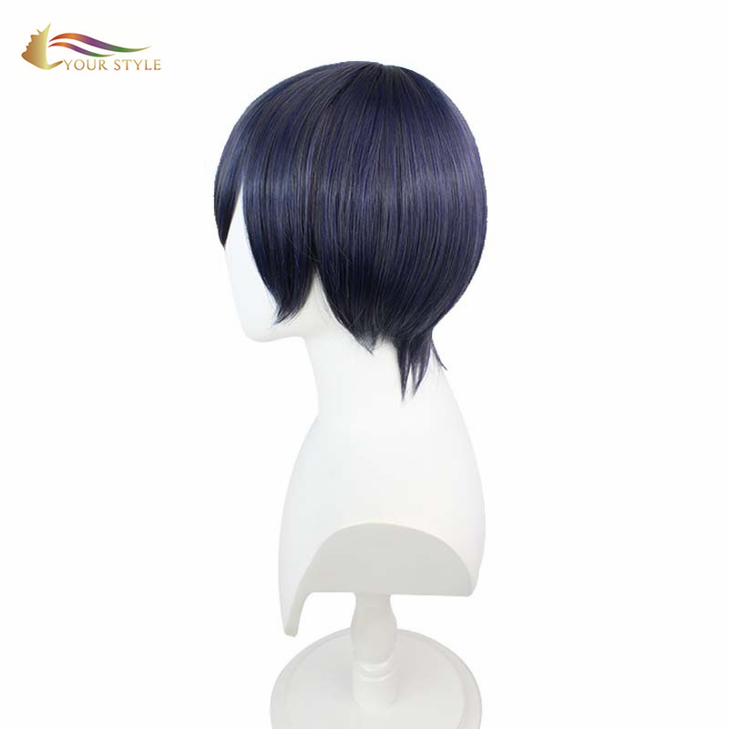 YOUR STYLE, Cosplay Wig Long Straight Wig Blue Pink Synthetic Long Wig Hair With Bangs Wigs For Halloween Costumes-YOUR STYLE, synthetic wigs synthetic hair extension