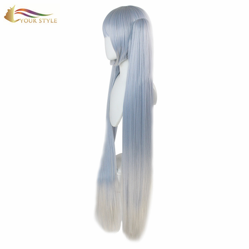 HABKAAGA , Cosplay Wig Ponytails Synthetic Long Wigs Dumarka Gabdhaha Gabdhaha Xafladda Wig Halloween Costume-QAABKAAGA, timo-synthetic timo-kordhinta