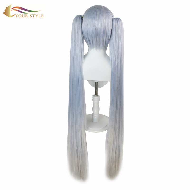 YOUR STYLE , Cosplay  Wig Ponytails Synthetic Long Wigs  Women Female Girl Ladies Party Wig Halloween Costume-YOUR STYLE, synthetic wigs synthetic hair extension