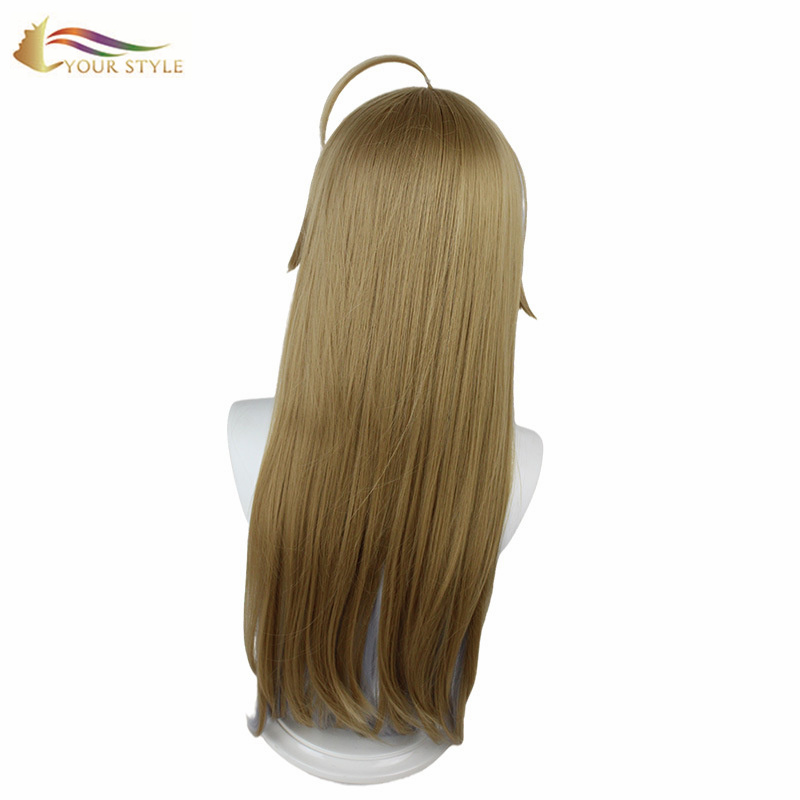 YOUR STYLE , Cosplay Wigs Blonde Synthetic Long Straight Wigs  Hairstyle  Women Female Girl Ladies Party Wig Halloween Costume-YOUR STYLE, synthetic wigs synthetic hair extension