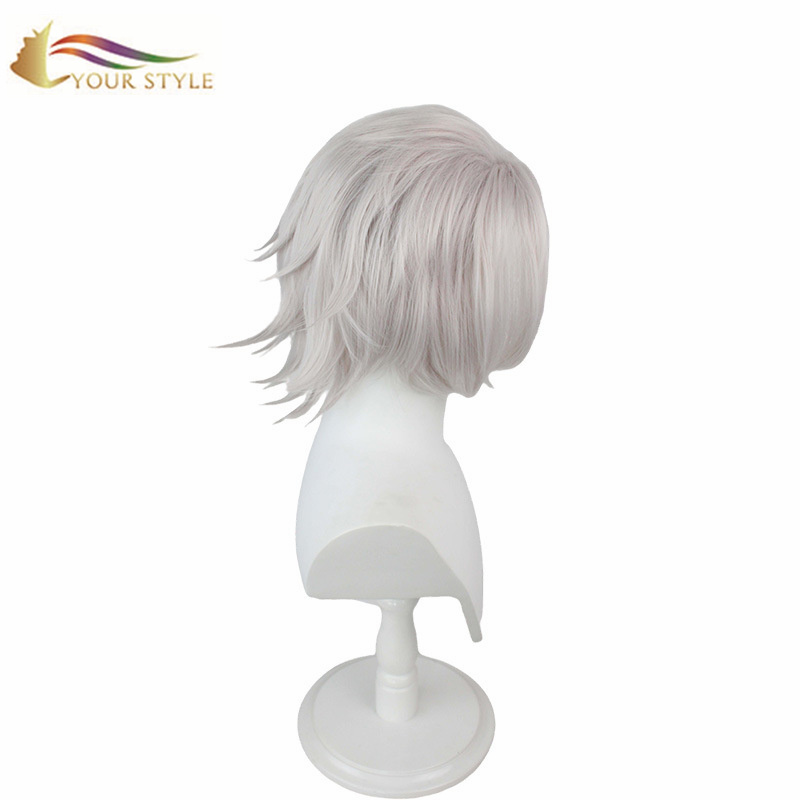 YOUR STYLE , Cosplay Wig Short Wig Anime Fluffy Synthetic Wigs Short Pixie Wig Styles  Short Haircuts Men Boy Male Party Wig Halloween Costume-YOUR STYLE, synthetic wigs synthetic hair extension