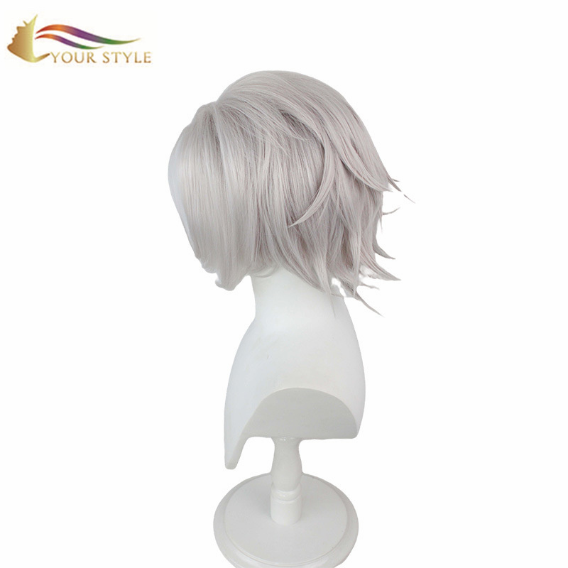 YOUR STYLE , Cosplay Wig Short Wig Anime Fluffy Synthetic Wigs Short Pixie Wig Styles  Short Haircuts Men Boy Male Party Wig Halloween Costume-YOUR STYLE, synthetic wigs synthetic hair extension