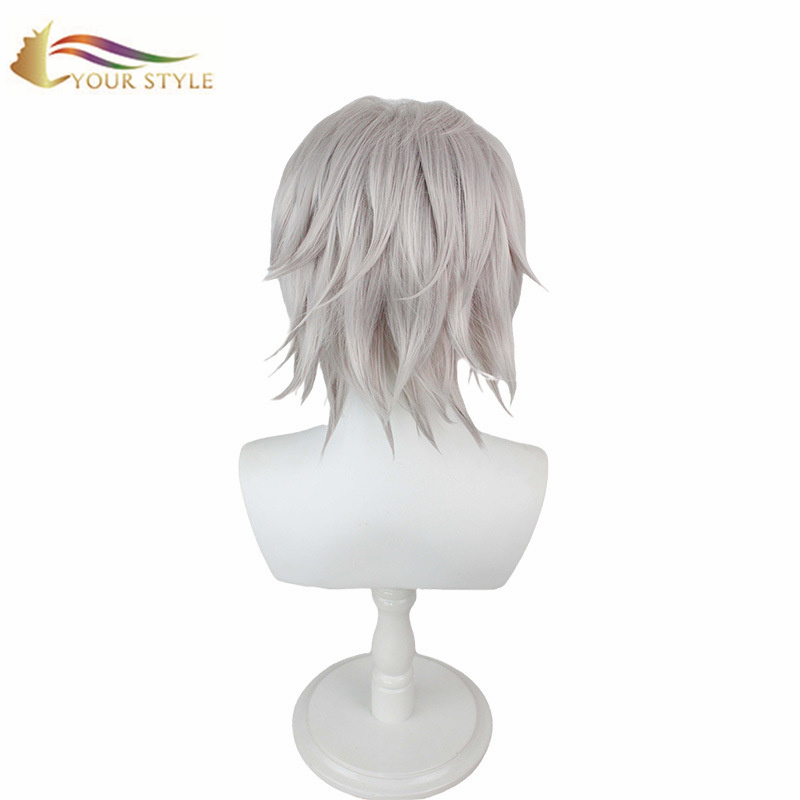 YOUR STYLE , Cosplay Wig Short Wig Anime Fluffy Synthetic Wigs Short Pixie Wig Styles  Short Haircuts Men Boy Male Party Wig Halloween Costume-YOUR STYLE, synthetic wigs synthetic hair extension