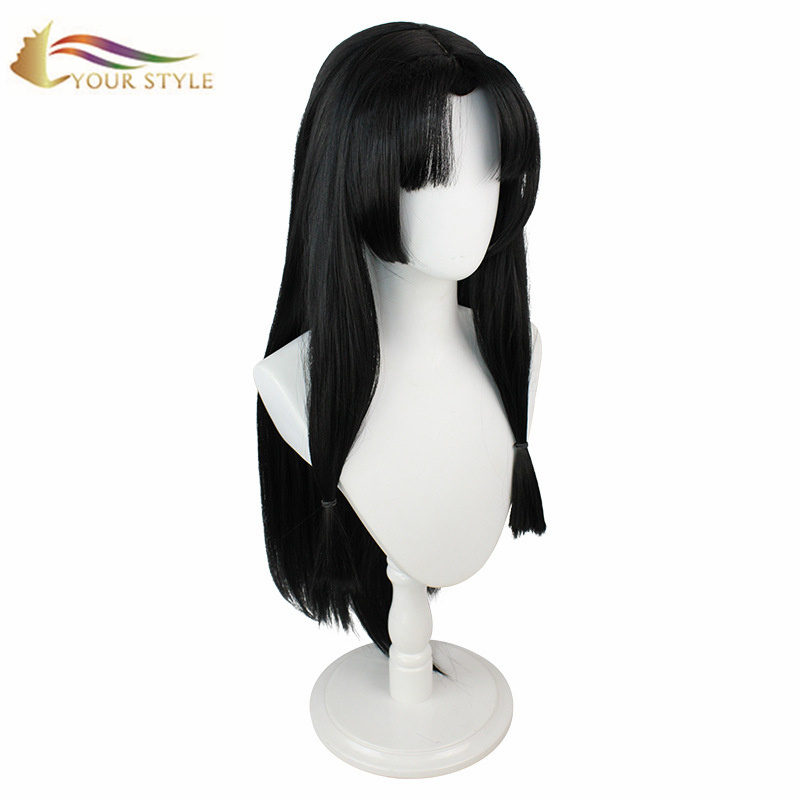 YOUR STYLE , Cosplay Wig Pink White Black Synthetic Long Straight Wigs Women Female Girl Anime Party Wig Halloween Costume-YOUR STYLE, synthetic wigs synthetic hair extension