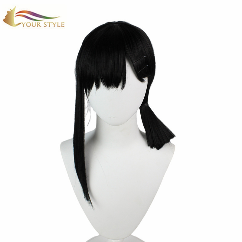 YOUR STYLE ,  Cosplay Wigs Black Long Wigs Synthetic Natural Wigs Women Female Girl Anime Party Wig Halloween Costume-YOUR STYLE, synthetic wigs synthetic hair extension