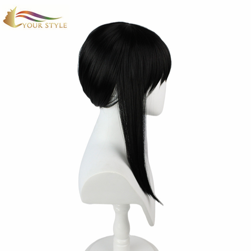 YOUR STYLE ,  Cosplay Wigs Black Long Wigs Synthetic Natural Wigs Women Female Girl Anime Party Wig Halloween Costume-YOUR STYLE, synthetic wigs synthetic hair extension