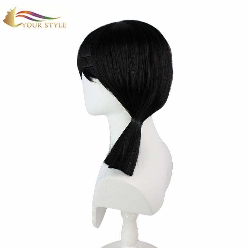 YOUR STYLE ,  Cosplay Wigs Black Long Wigs Synthetic Natural Wigs Women Female Girl Anime Party Wig Halloween Costume-YOUR STYLE, synthetic wigs synthetic hair extension