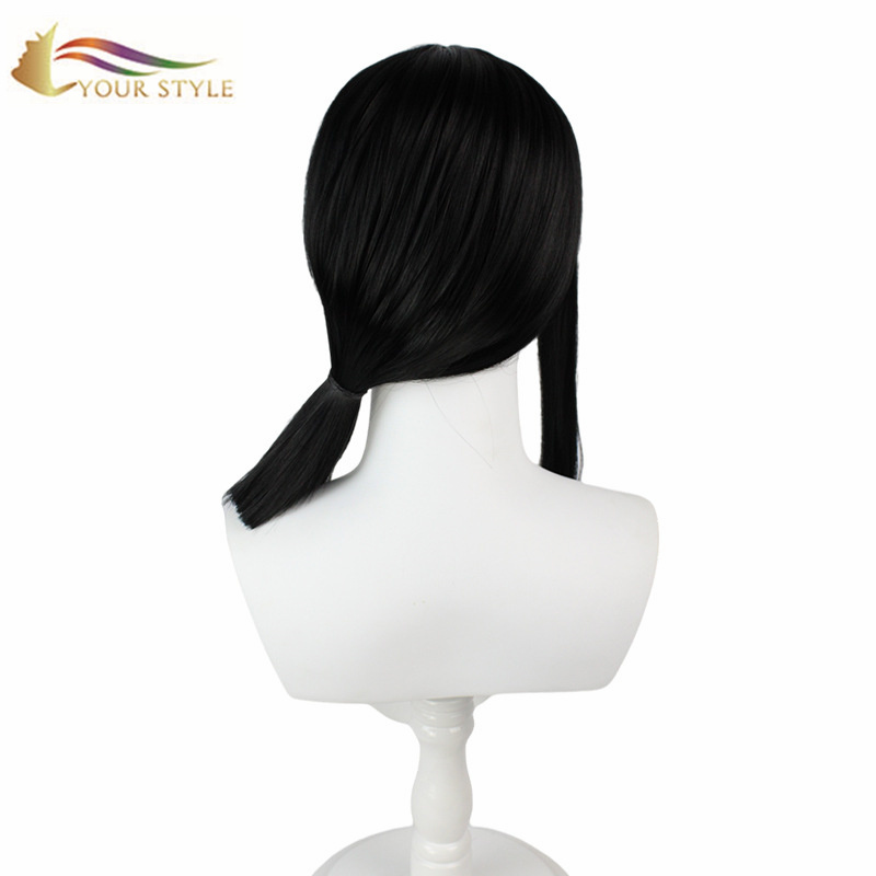 YOUR STYLE ,  Cosplay Wigs Black Long Wigs Synthetic Natural Wigs Women Female Girl Anime Party Wig Halloween Costume-YOUR STYLE, synthetic wigs synthetic hair extension