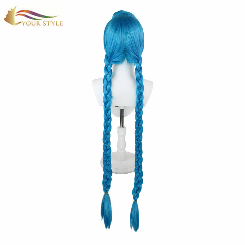 YOUR STYLE , Wig Exporters China Long Blue Cosplay Wig-YOUR STYLE, synthetic wigs synthetic hair extension