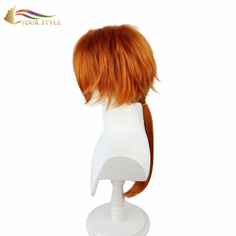 YOUR STYLE , Wig Dealer Hair Vendor Synthetic Orange Long Wig Synthetic Party Wig Halloween Costume-YOUR STYLE, synthetic wigs synthetic hair extension