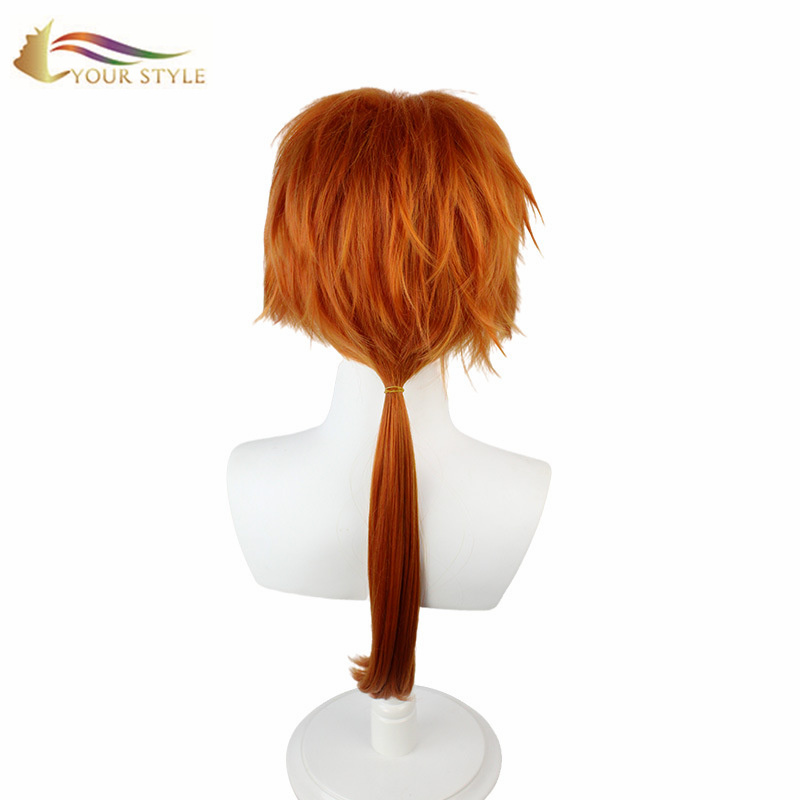 YOUR STYLE , Wig Dealer Hair Vendor Synthetic Orange Long Wig Synthetic Party Wig Halloween Costume-YOUR STYLE, synthetic wigs synthetic hair extension