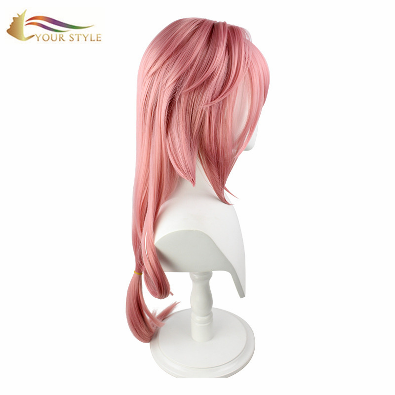 YOUR STYLE , Wig Manufactures Long Pink Cosplay Wig Party Wig Halloween Costume-YOUR STYLE, synthetic wigs synthetic hair extension