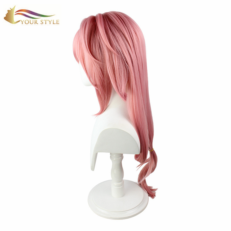 YOUR STYLE , Wig Manufactures Long Pink Cosplay Wig Party Wig Halloween Costume-YOUR STYLE, synthetic wigs synthetic hair extension