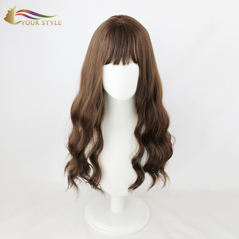 YOUR STYLE , Wig Dealer Long Brown Wigs For Women Party Wig Halloween Costume-YOUR STYLE, synthetic wigs synthetic hair extension