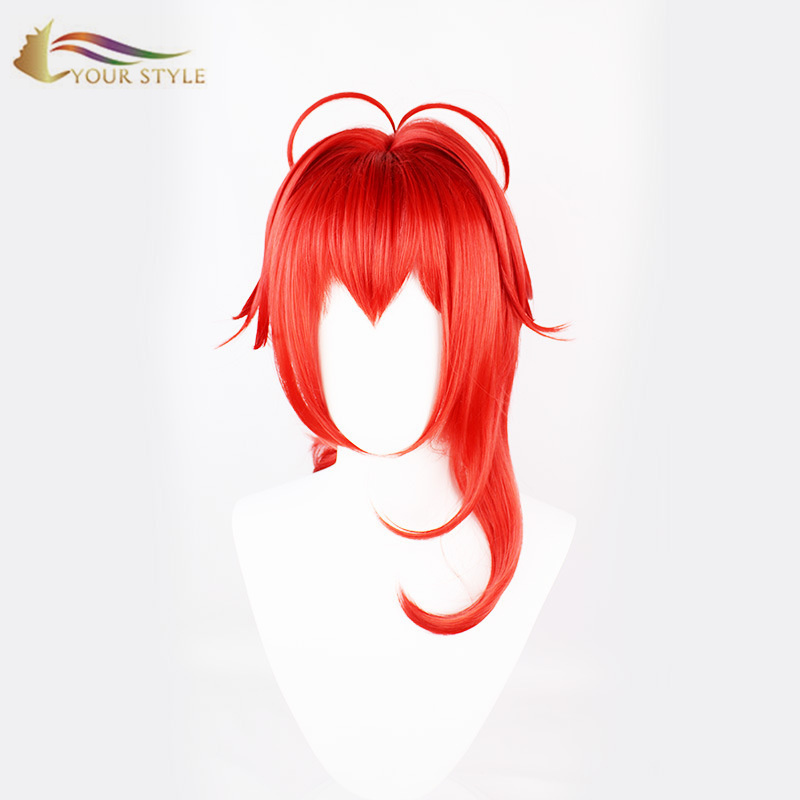 YOUR STYLE , Hair Sellers Red Long Cosplay Wig Party Wig Halloween Costume-YOUR STYLE, synthetic wigs synthetic hair extension