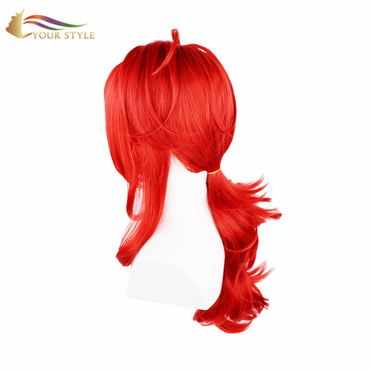 YOUR STYLE , Hair Sellers Red Long Cosplay Wig Party Wig Halloween Costume-YOUR STYLE, synthetic wigs synthetic hair extension