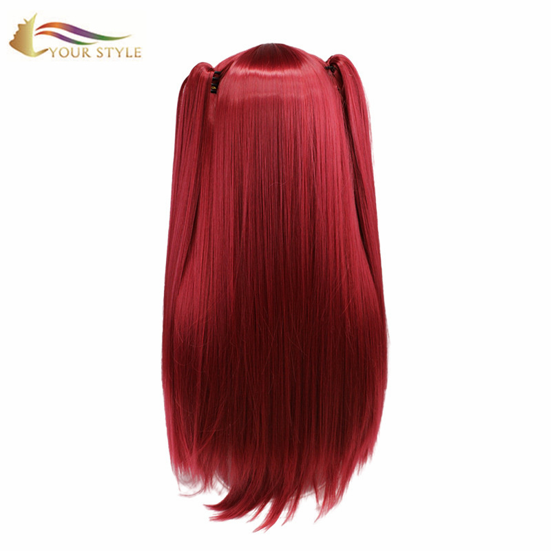 YOUR STYLE , Wig Wholesalers Red Long Straight Cosplay Wig Party Wig Halloween Costume-YOUR STYLE, synthetic wigs synthetic hair extension