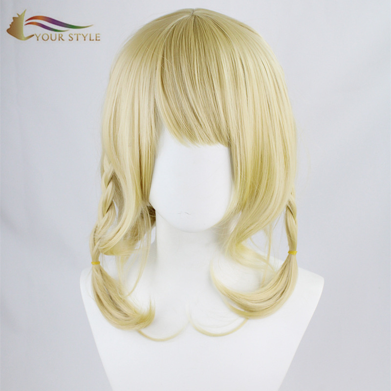 YOUR STYLE , Wig China Long Wavy Wig Blonde Yellow Party Wig Halloween Costume-YOUR STYLE, synthetic wigs synthetic hair extension