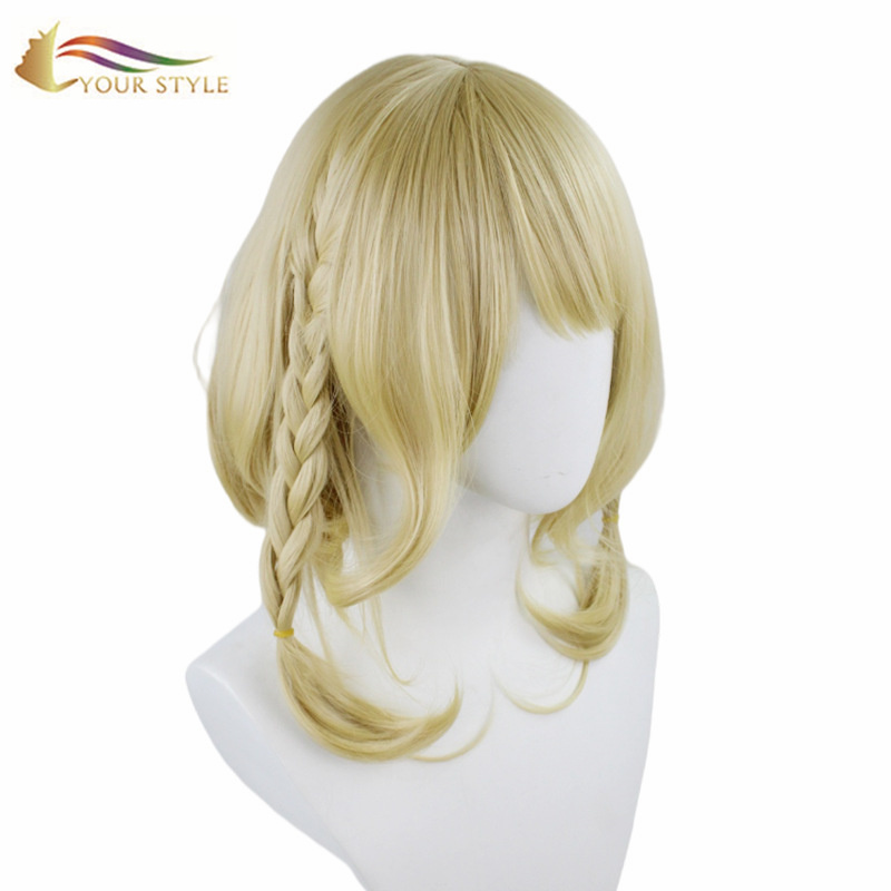 YOUR STYLE , Wig China Long Wavy Wig Blonde Yellow Party Wig Halloween Costume-YOUR STYLE, synthetic wigs synthetic hair extension